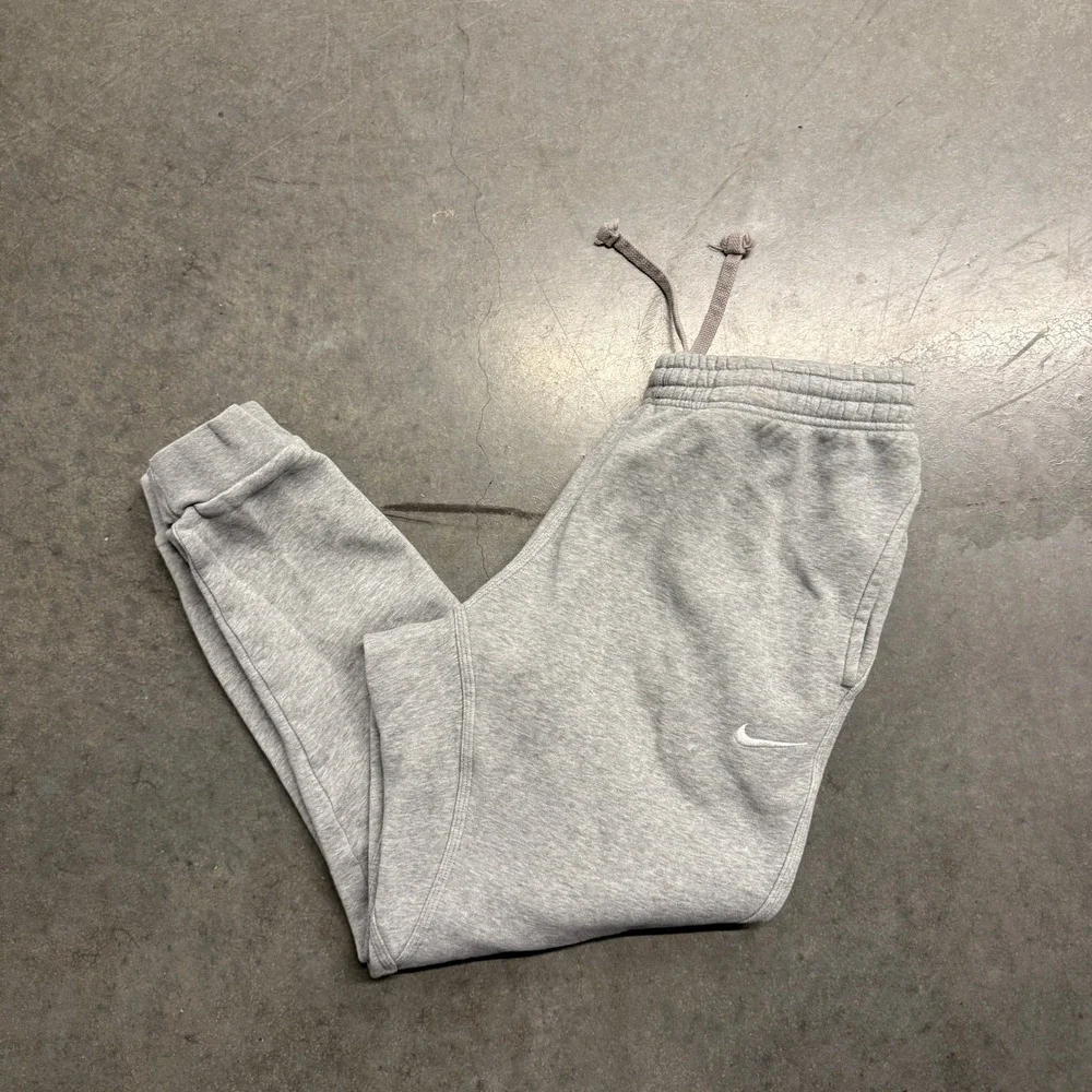 Nike Mens Club Fleece Joggers Gray Sweatpants Large BV2671-063